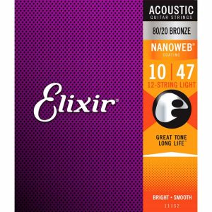 Elixir ELIX19052 Acoustic Nanoweb 12string