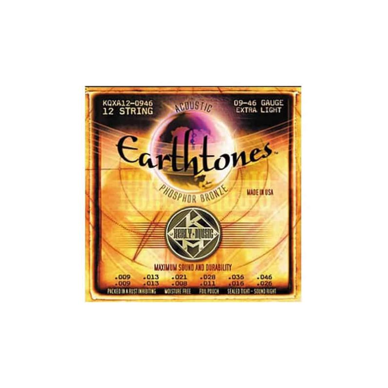 Earthtones 9-46 12 String Guitar Strings