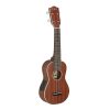 Stagg US80S Solid Mahogany Soprano Ukulele With Pickup & Bag