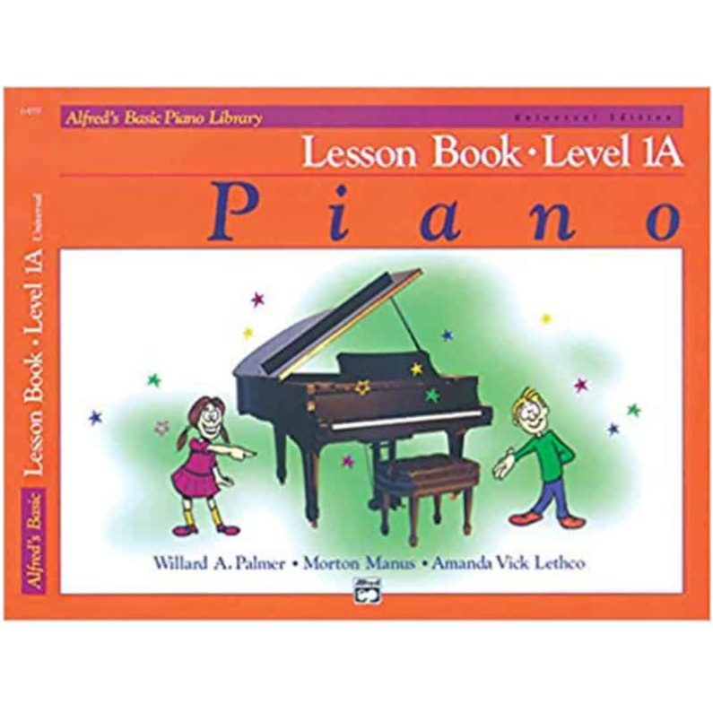 Alfred's Basic Piano Course Lesson Book Level 1A