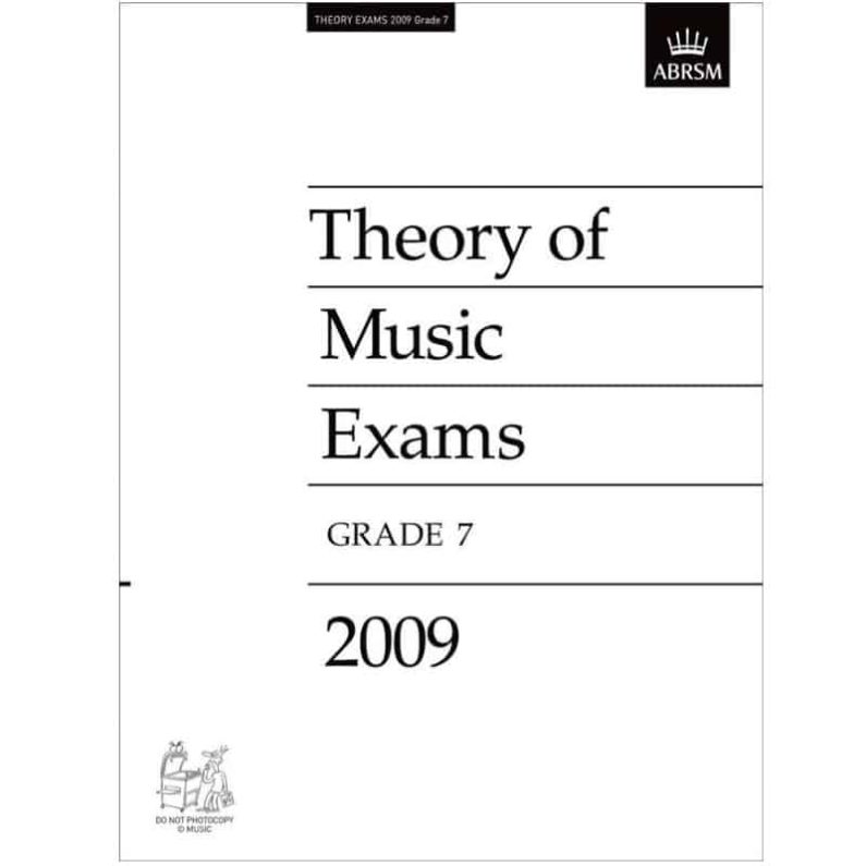 Theory of Music Exams, Grade 7, 2009 ABRSM