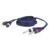 DAP Audio FL233 - 2 RCA Male L/R > 2 mono Jack L/R 3M