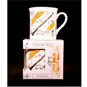 Fine China Mug Clarinet Design sound shop
