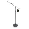 Gravity MS 2322 B Microphone Stand with Round Base and 2-Point Adjustment Telescoping Boom