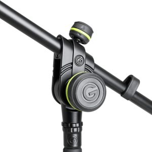 Gravity MS 2322 B Microphone Stand with Round Base and 2-Point Adjustment Telescoping Boom