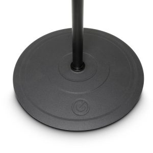 Gravity MS 2322 B Microphone Stand with Round Base and 2-Point Adjustment Telescoping Boom