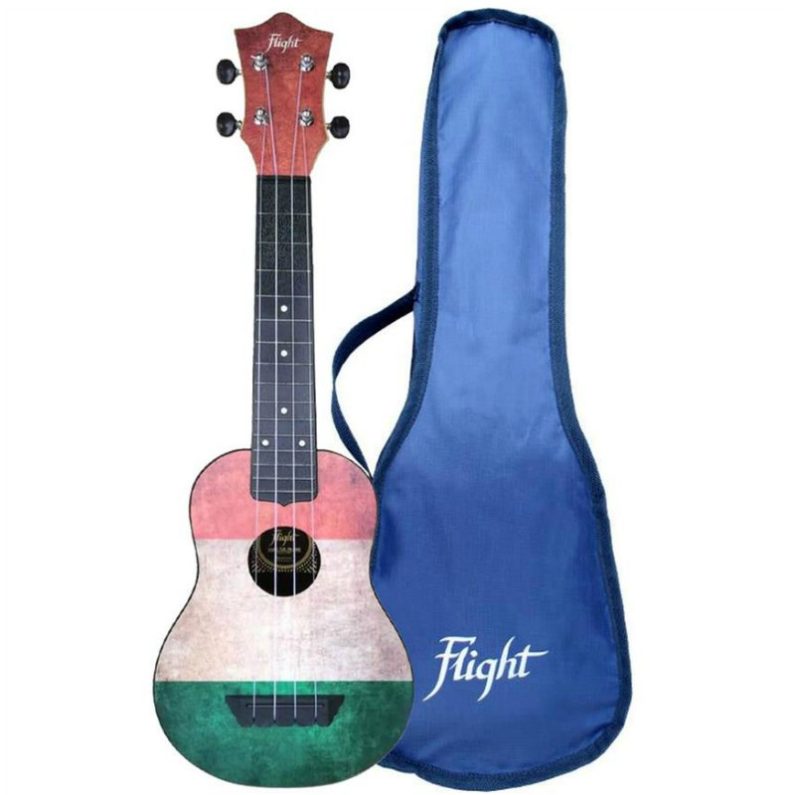 Flight TUS70 ABS Travel Ukulele - Ireland Flag with Bag