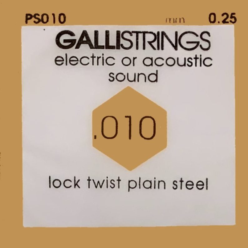 Galli Single String PS010 plain steel.