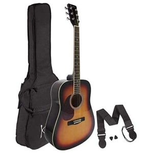Koda HW41201 Left Hand Acoustic Guitar Sunburst