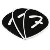 Fender 351 F Grip Picks - Black 3-pack