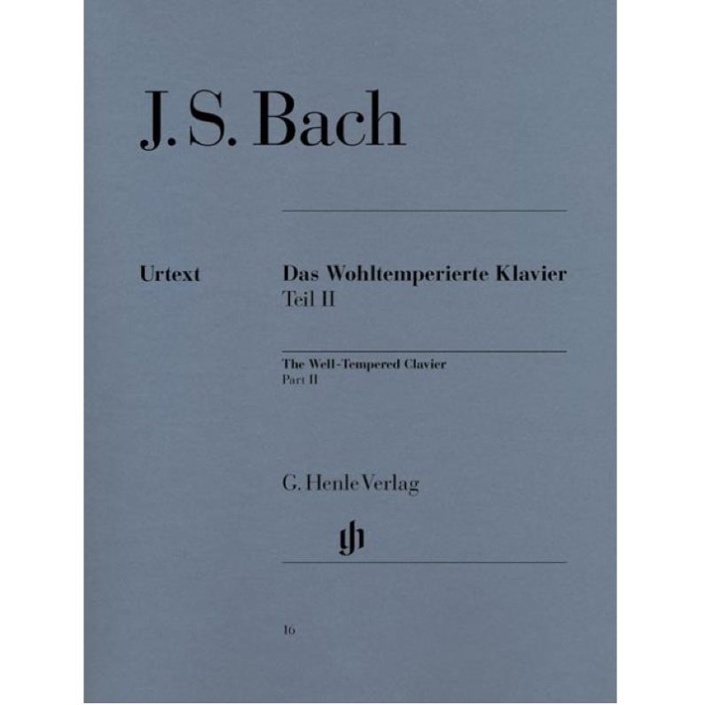 The Well-Tempered Clavier Part II BWV 870-893 Henle Edition