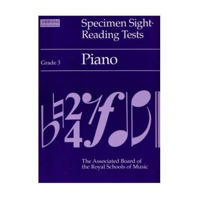 1854727680 Specimen Sight-reading Tests: Grade 3: Piano