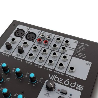LD Systems VIBZ6D 6-Channel Mixing Console with DFX