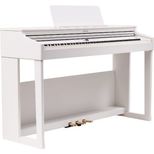 Roland RP701WH Digital Piano White Angle Roland RP701WH Digital Piano White