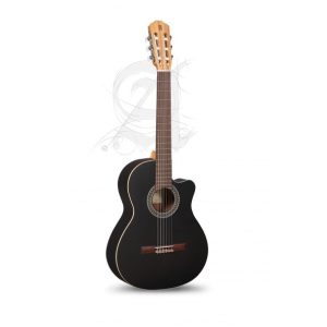 Alhambra Black Satin CW EZ Classical Guitar