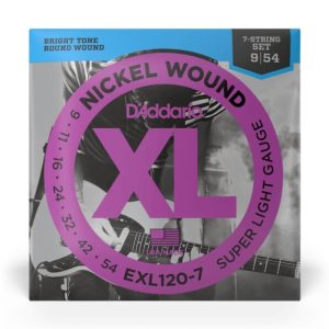 D'addario EXL1207 Super Light 7-String