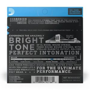 D'addario EXL1207 Super Light 7-String