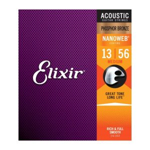 Elixir 16102 Phosphor Bronze Nanoweb Medium