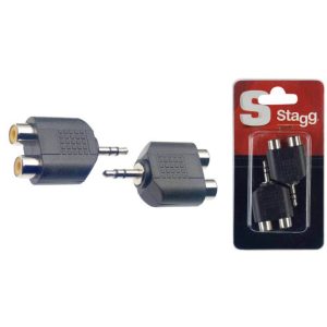 Stagg ACCFJM Adaptor 2RCAF-MINI JACK