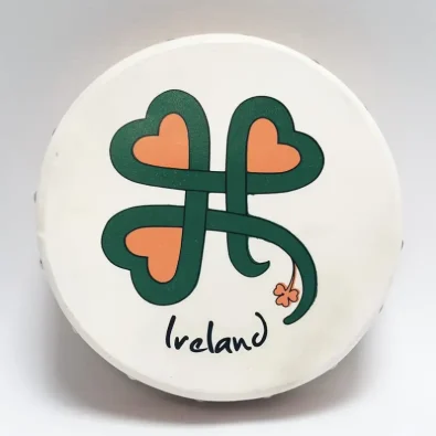 Koda HB8N19 8 Inch Irish Bodhran Ireland Shamrock