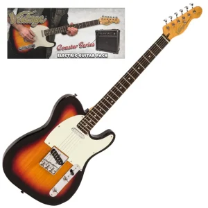 Vintage VIP-V20SB Coaster Series Electric Guitar Pack