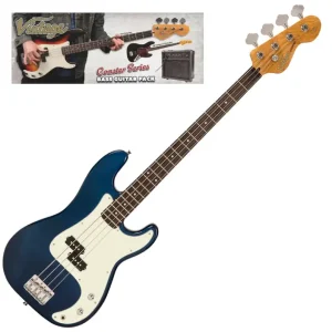 Vintage VIP-V40CAB Coaster Series Bass Guitar Pack