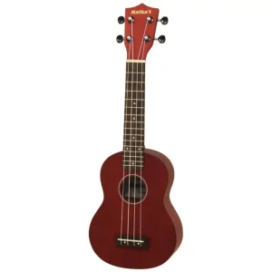 Aria Maikai MKU1SRD Soprano Ukulele with Bag