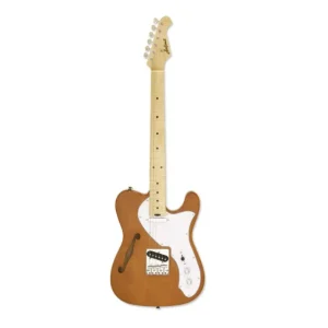 Aria TEG TL Hollow Body Electric Guitar – Natural