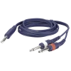 Highlite Stereo Jack to 2 mono Jacks L/R FL34150