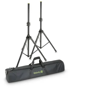 GRAVITY SS 5211 B SET 1 Set of 2 Aluminium Speaker Stands with Carrying Bag