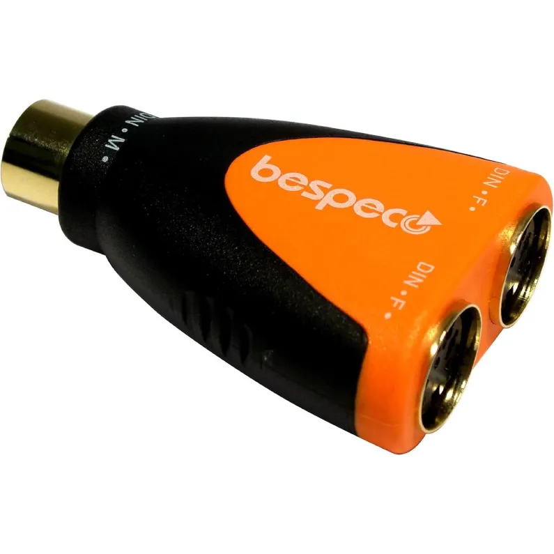 Bespeco SLAD425 DIN 5-Poles Male Plug to Female Socket Adaptor