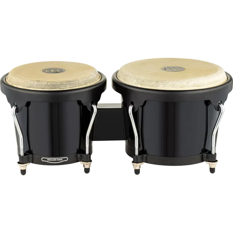 Alternative view of MEINL HFB100BK Fiberglass Bongo Black
