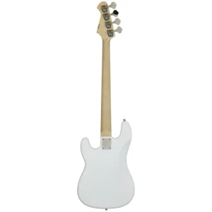 ARIA PRO II STBPBMWH Electric Bass Guitar White Back