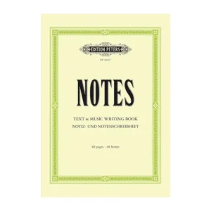 Notes: Text & Music Writing Book