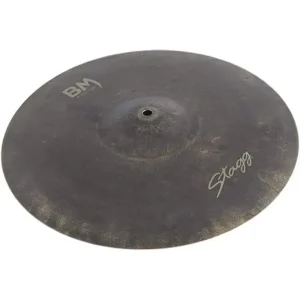 Stagg BM-CR16 16-Inch Black Metal Rock Crash Cymbal