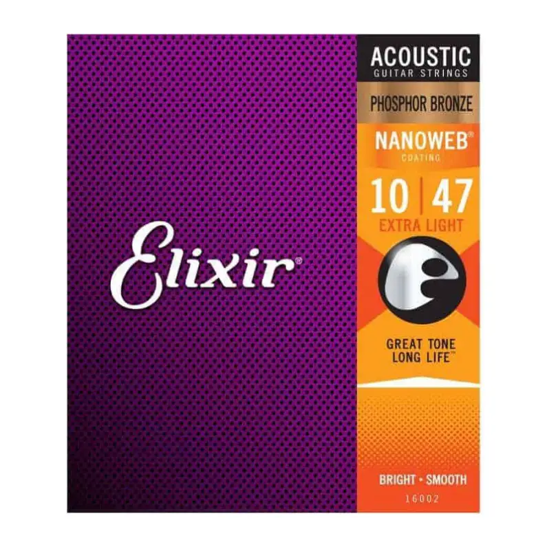 Elixir Acoustic Nanoweb 10-47 Phosphor Bronze ELIX16002