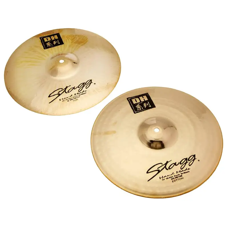 Stagg DH-HR14B 14-Inch DH Rock Hi-Hat Cymbals