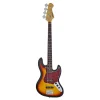 Aria STB-JB-TT Jazz Bass Tortoiseshell Pickguard 3 Tone Sunburst