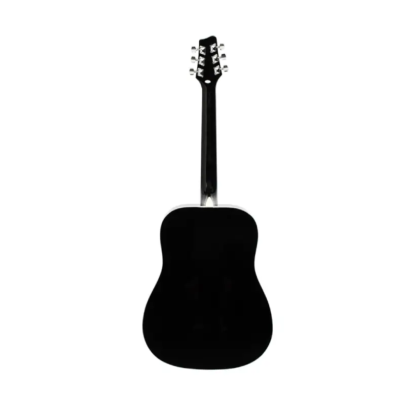 Stagg SA20D BLK Black Dreadnought Acoustic Guitar