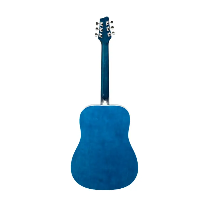 STAGG SA20D BLU Blue dreadnought acoustic guitar Back