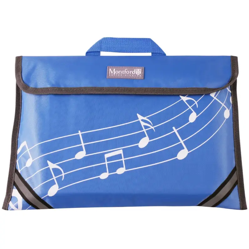Montford Music Carrier Bag Blue MFMC3BL