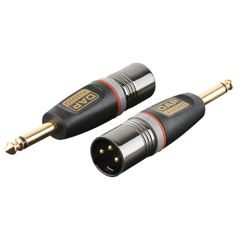 DAP Audio XGA27 XLR/M 3-Pin to 6.3mm Jack Mono Adapter