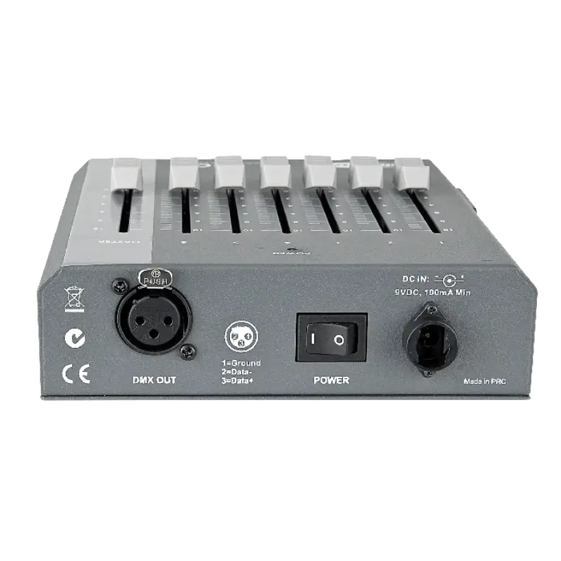 Showtec SDC 6 6 Channel DMX Controller Back Showtec SDC-6 6-Channel DMX Controller Main