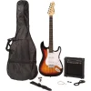 Encore E60SB Electric Guitar Pack Sunburst