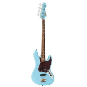 Vintage VJ74LB ReIssued Bass Guitar Laguna Blue