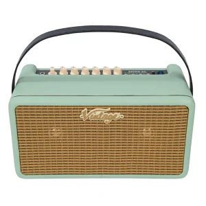 Vintage VMA25GR Retro 25W Guitar Combo Amplifier Main Mint Green