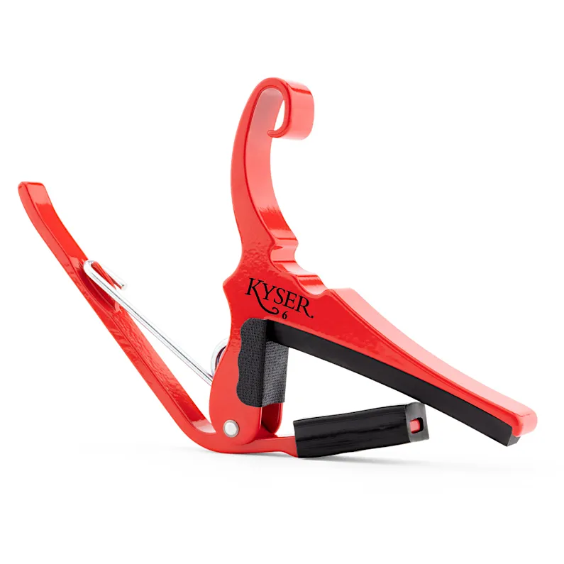 Kyser KG6LRA Quick-Change Capo - Lipstick Red Acoustic