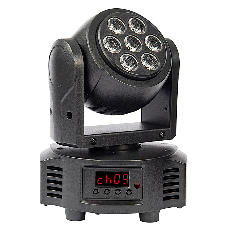 KAM Mini 7pc Moving Head Light
