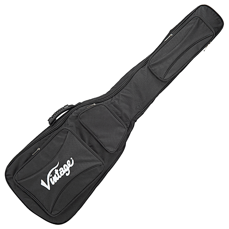 Vintage Deluxe Bass Guitar Bag (VDEB9) | Padded Gig Bag With Logo