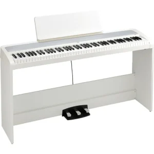 Korg B2SP 88-Key Digital Piano Package with Stand & 3-Pedal Unit – White Main Image